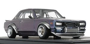 Nissan Skyline 2000 GT-R (KPGC10) Metallic Purple/Green (宮沢模型流通限定) (ミニカー)