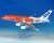 A380 JA383A FLYING HONU サンセットオレンジ (完成品飛行機) 商品画像1