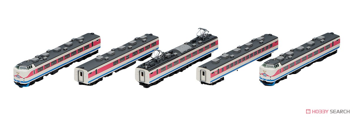 J.R. Limited Express Series 489 (Hakusan) Standard Set B (Basic 5-Car Set) (Model Train) Item picture2