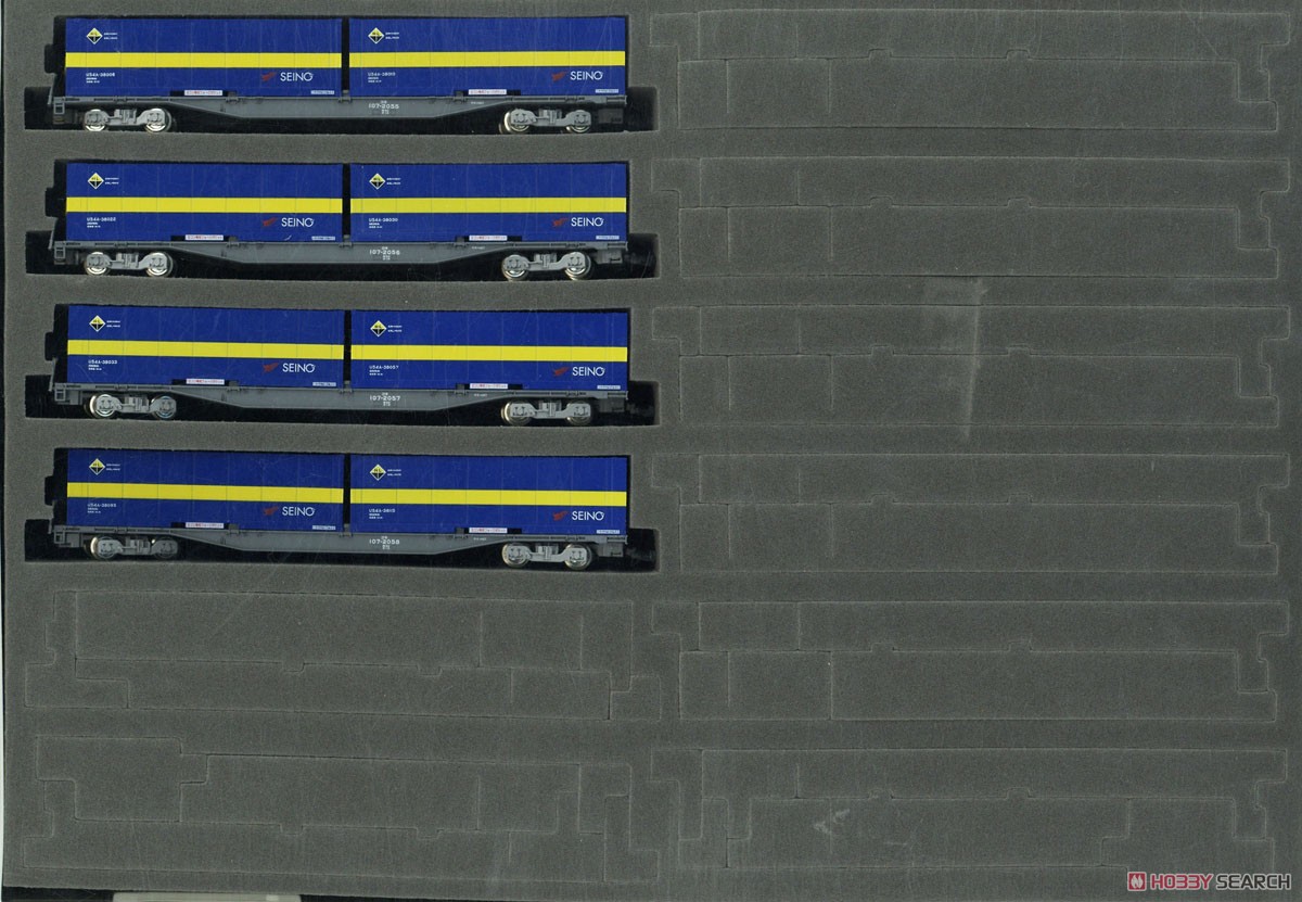 【限定品】 JR コキ107形貨車 (増備型・西濃運輸コンテナ付) セット (4両セット) (鉄道模型) 商品画像2
