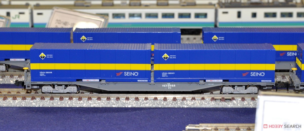 【限定品】 JR コキ107形貨車 (増備型・西濃運輸コンテナ付) セット (4両セット) (鉄道模型) その他の画像1