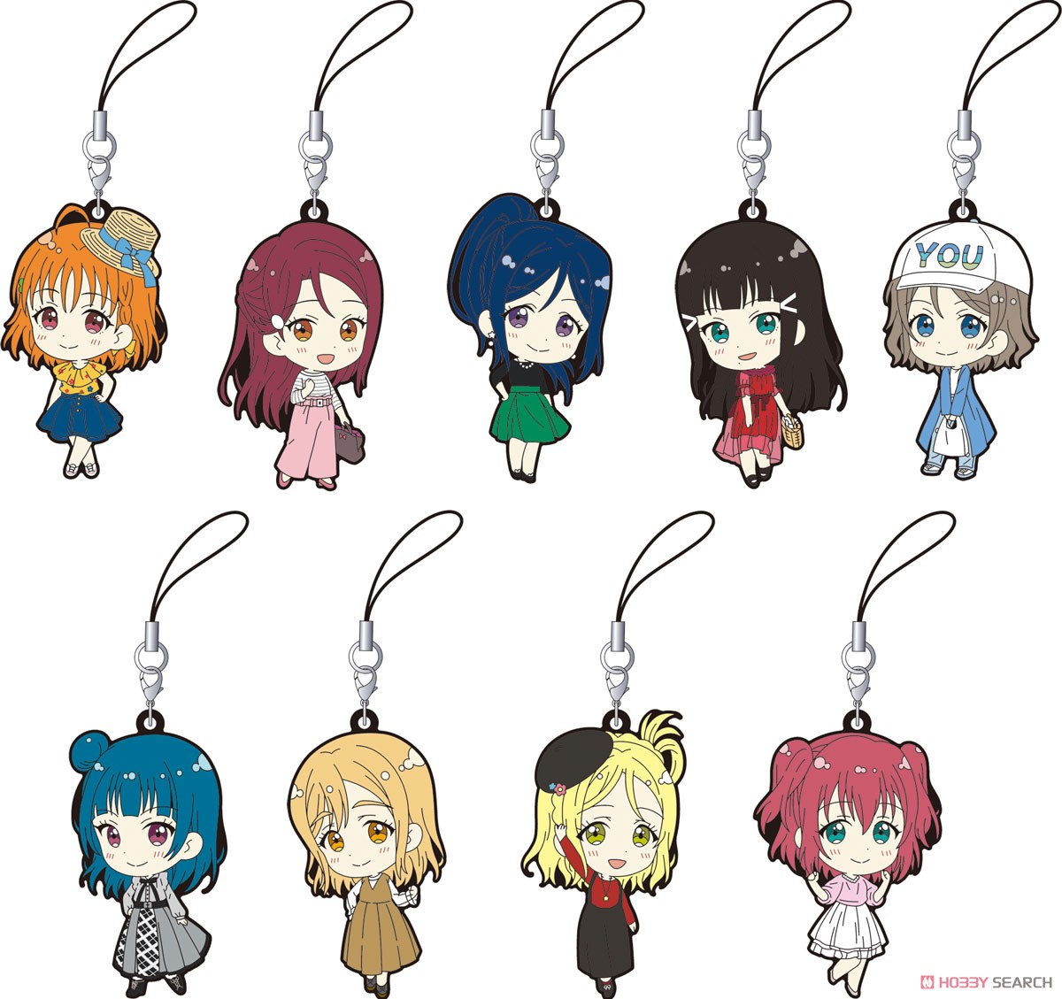 Love Live! Sunshine!! Rubber Strap Collection Original Spring Clothes (Set of 9) (Anime Toy) Item picture10