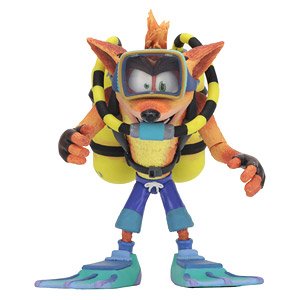 Crash Bandicoot/ Scuba Diving Crash Bandicoot 5.5inch Action Figure (Completed)