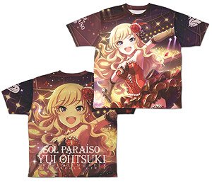 アイドルマスター シンデレラガールズ ソル・パライソ 大槻唯 両面フルグラフィックTシャツ XL (キャラクターグッズ)