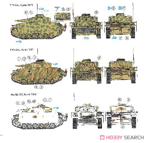 WW.II ドイツ軍 III号戦車N型 クルスクの戦い 1943/NEOスマートキット (プラモデル) その他の画像5