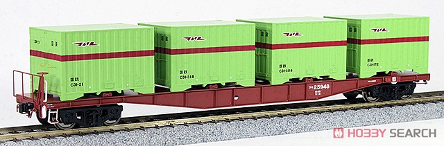 16番(HO) 国鉄 コキ5500形 コンテナ車 (25500番代) (組み立てキット) (鉄道模型) その他の画像2