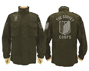 Attack on Titan The Survey Corps M-65 Jacket Moss L (Anime Toy)