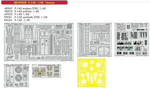 Big Ed Parts Set for F-14D (for Tamiya) (Plastic model)