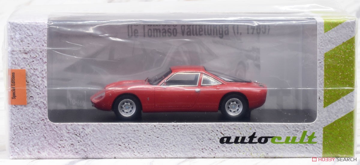 デ・トマソ・ヴァレルンガ 1965 レッド (ミニカー) パッケージ1