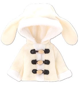 Picco D Usagi-san Coat (Obitsu 11 Wearable) (Off White) (Fashion Doll)