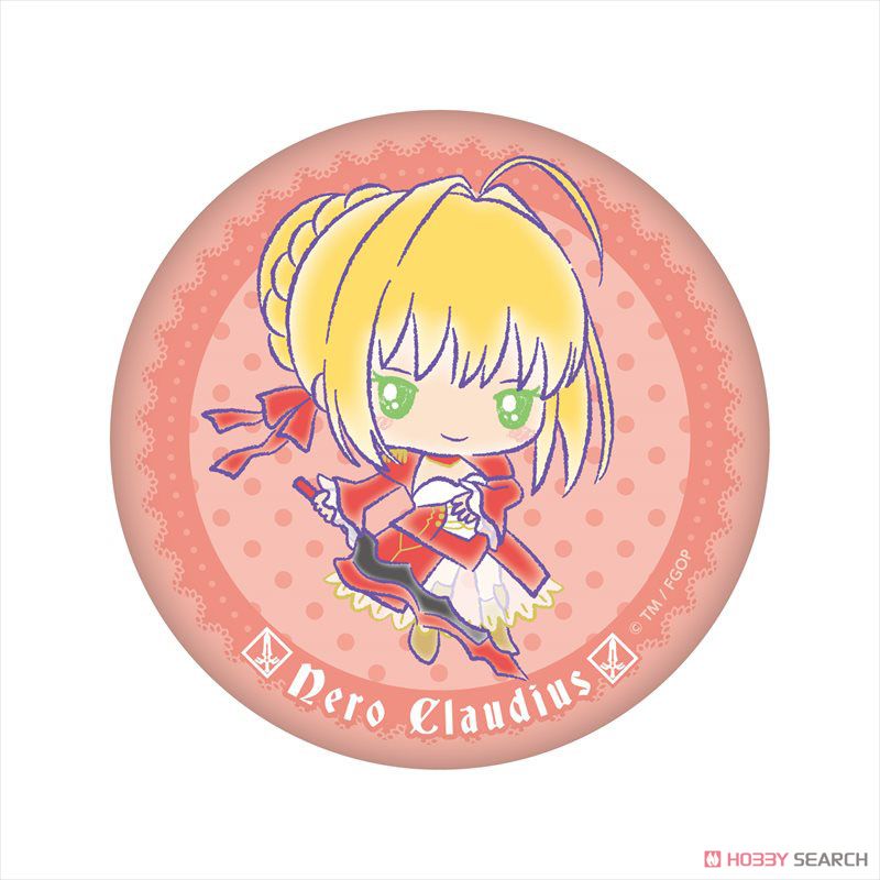 Fate/Grand Order×サンリオ ぷにぷに缶バッジ 【ネロ・クラウディウスver.】 (キャラクターグッズ) 商品画像1