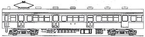 1/80(HO) Type 73 Kabe Line Set Vol.1 (KUMOHA73169 + KUHA79214) (Unassembled Kit) (Model Train)