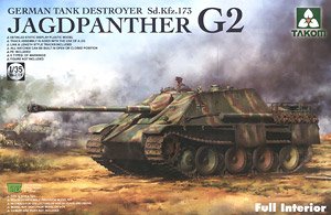 Sd.Kfz.173 Jagdpanther G2 w/Full Interior (Plastic model)