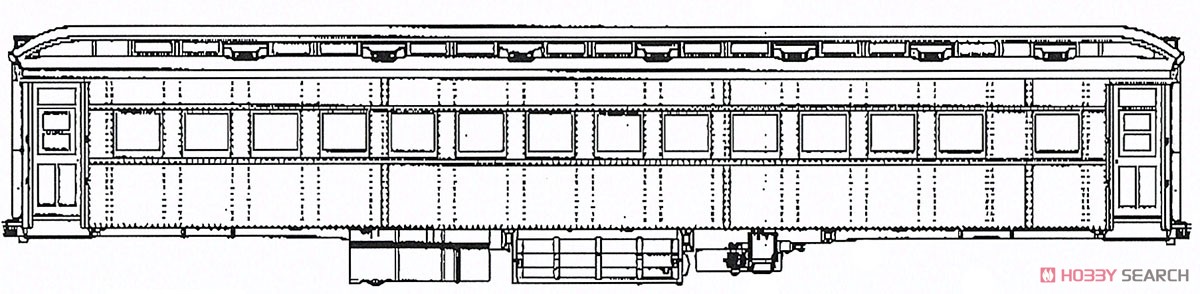 16番(HO) オロ30600 (オロ31形) プラ製ベースキット (組み立てキット) (鉄道模型) その他の画像1