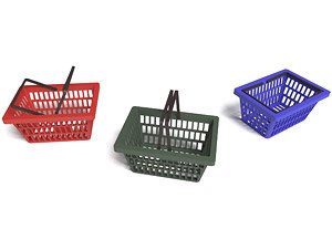 Modern Shopping Baskets (Set of 3) (Plastic model)