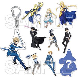 [Sword Art Online] Game Series Trading [Alicization] Acrylic Key Ring (Set of 10) (Anime Toy)