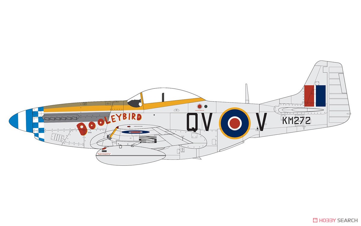 ノースアメリカン ムスタング Mk.IV (プラモデル) 塗装1