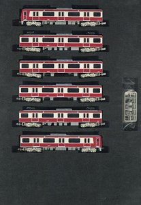 Keikyu Type New 1000 (16th Edition/1601 Formation) Six Car Formation Set (w/Motor) (6-Car Set) (Pre-colored Completed) (Model Train)