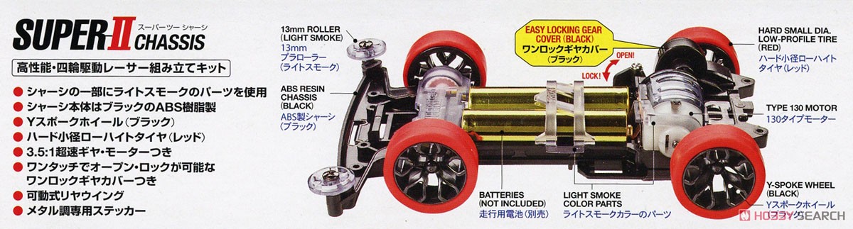 ブラックセイバー プレミアム (スーパーII シャーシ) (ミニ四駆) 商品画像2