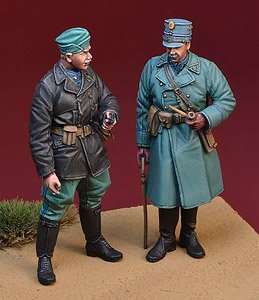 WWII蘭 オランダ陸軍将校と下士官セット 西部戦線 オランダ 1940 (プラモデル)
