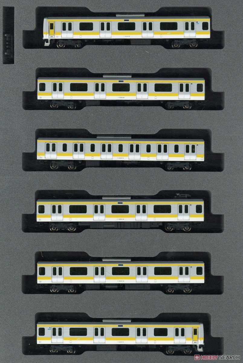 E231系0番台 中央・総武緩行線 6両基本セット (基本・6両セット) (鉄道模型) 商品画像1
