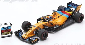 McLaren F1 Team No.14 Abu Dhabi GP 2018 McLaren MCL33 Fernando Alonso (ミニカー)