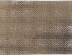 [memory`s] Wall/Fence (Brick Pattern) Brown (Model Train)