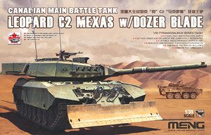 Canadian Main Battle Tank Leopard C2 MEXAS w/Dozer Blade (Plastic model)