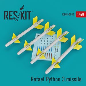 Rafael Python 3 Missile (4 Pieces) (Plastic model)