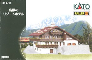 KATO×FALLER 高原のリゾートホテル (組み立てキット) (鉄道模型)