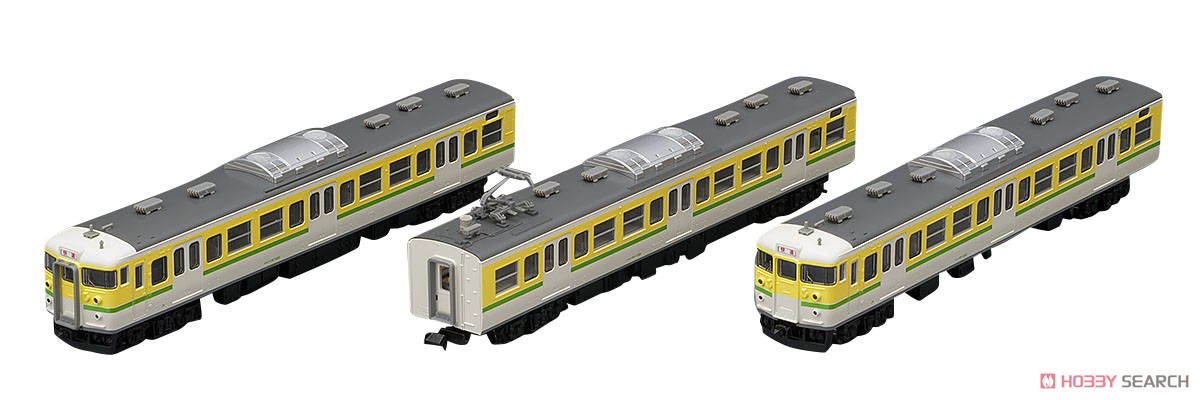 JR 115-1000系 近郊電車 (弥彦色) セット (3両セット) (鉄道模型) 商品画像1