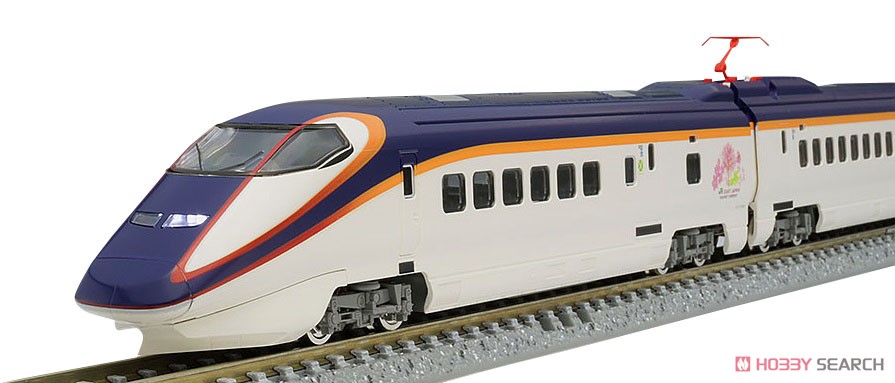 JR E3-1000系 山形新幹線 (つばさ・新塗装) セット (7両セット) (鉄道模型) 商品画像12