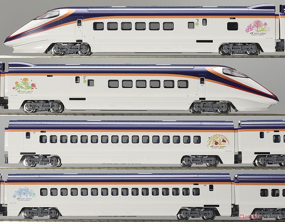 JR E3-1000系 山形新幹線 (つばさ・新塗装) セット (7両セット) (鉄道模型) 商品画像15