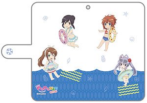 Non Non Biyori Vacation Notebook Type Smartphone Case (SD Character) General Purpose L Size (Anime Toy)