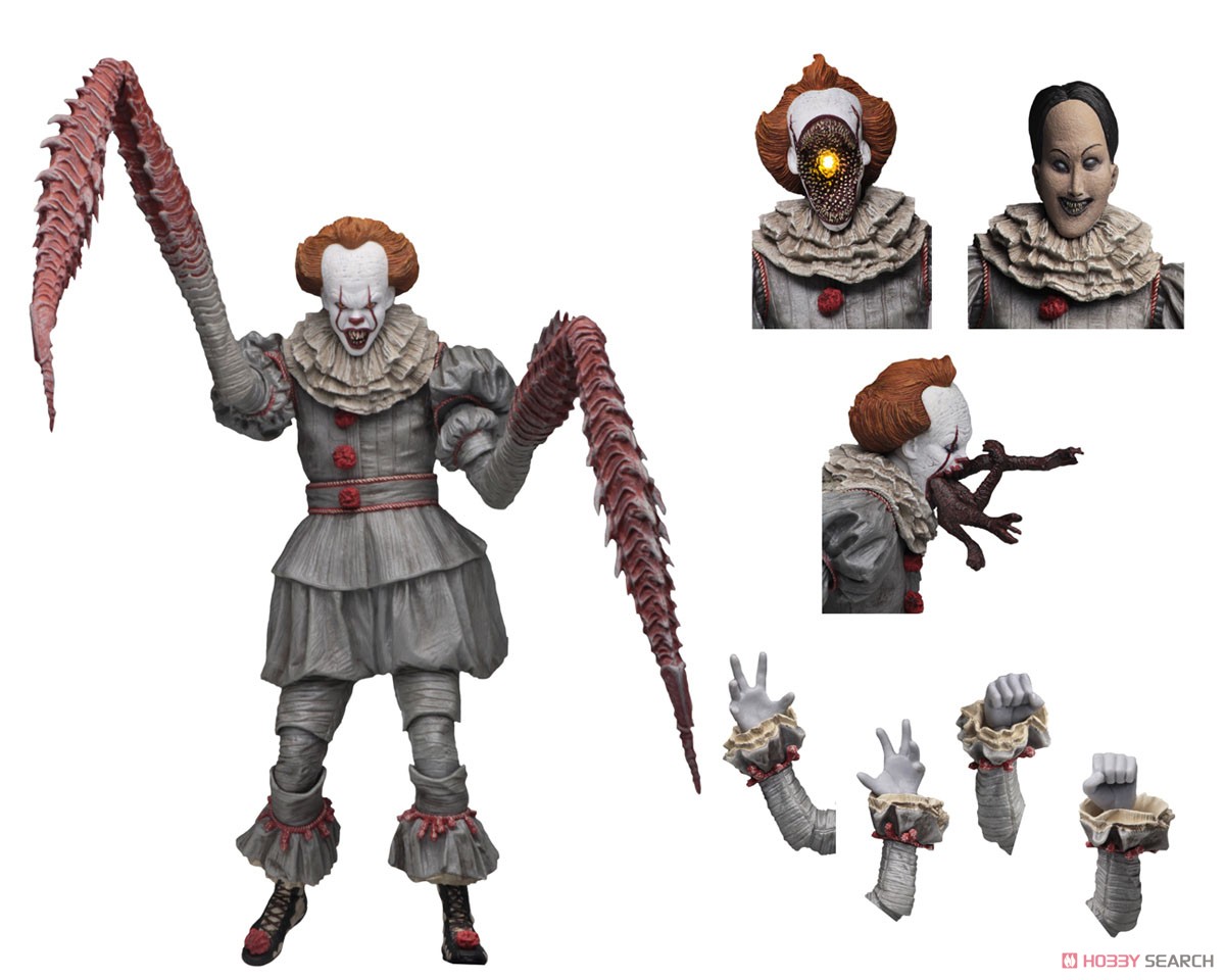 It (2017)/ Pennywise Ultimate 7 inch Action Figure Dancing Crown Ver. (Completed) Item picture1