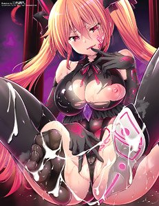 三色網戸。 B2タペストリー 悪堕ちして足責めするアンリちゃん (キャラクターグッズ)