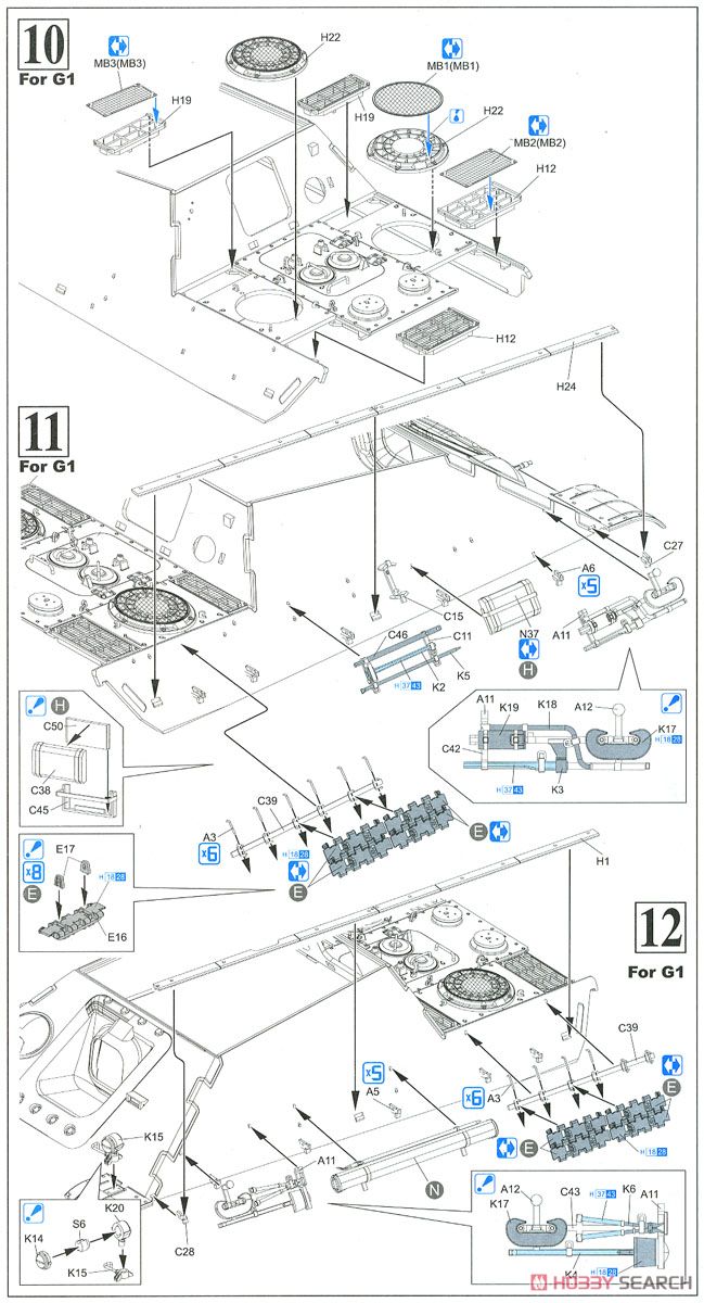 Jagdpanther Ausf.G1 Late Production / Ausf.G2 (2 in 1) (Plastic model) Assembly guide5