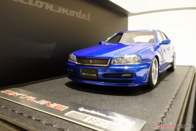 Nissan Skyline 25GT Turbo (ER34) Blue Metallic (ミニカー) 商品画像3