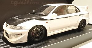 Mitsubishi Lancer Evolution VI GSR T.M.E (CP9A) White (ミニカー)