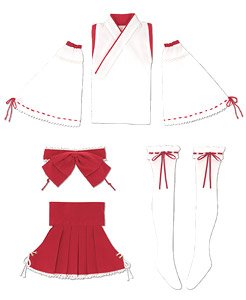 AZO2 Sexy Miko Set (Scarlet) (Fashion Doll)
