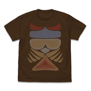 Ultraman Gyango Pattern T-Shirts Dark Brown S (Anime Toy)