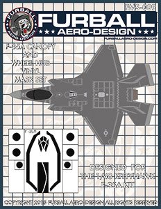 F-35A キャノピー&ホイールハブ用マスクセット (デカール)