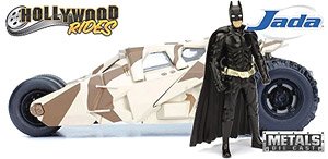 Hollywood Ride Dark Knight/Batmobile W Batman (Diecast Car)