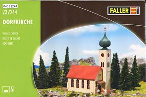 232244 Village church (Unassembled Kit) (Model Train)