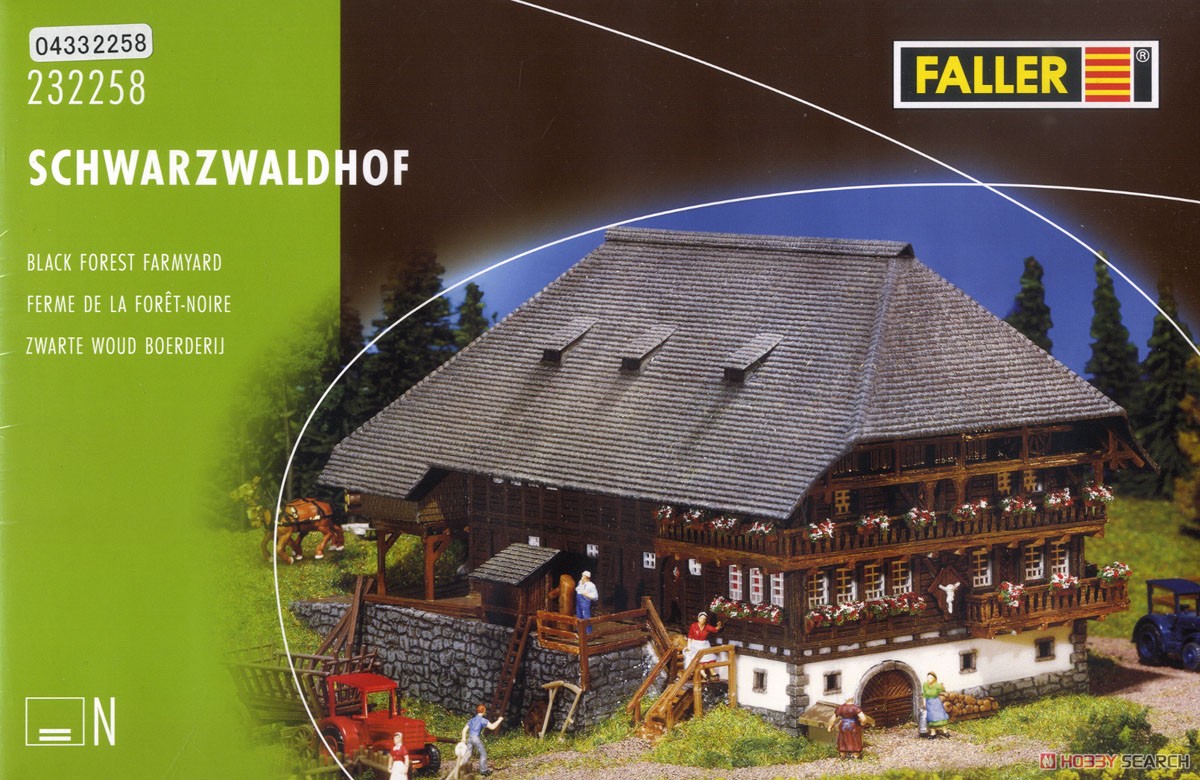 (N) 232258 Black Forest Farmyard (Schwarzwaldhof) (Unassembled Kit) (Model Train) Package1
