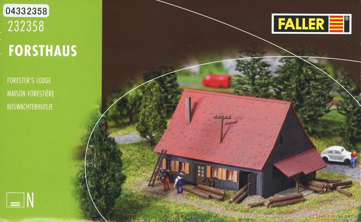 (N) 232358 Forester`s Lodge (Forsthaus) (Unassembled Kit) (Model Train) Package1