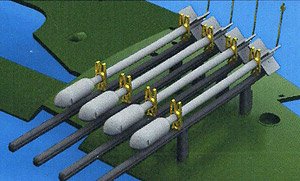 テンペストMk.V用RP3 60ポンド 航空ロケット弾 (8個入り) (プラモデル)