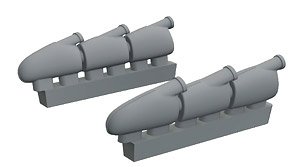 Spitfire Mk.I Exhaust Stacks (for Tamiya) (Plastic model)