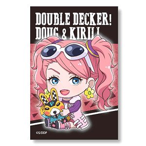 ぎゅぎゅっとBIGスクエア缶バッチ DOUBLE DECKER! ダグ＆キリル ディーナ (キャラクターグッズ)