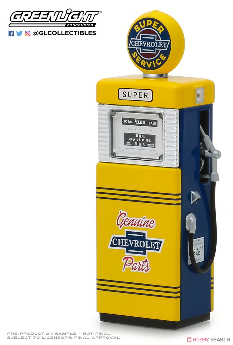 Vintage Gas Pumps Series 6 - 1951 Wayne 505 Gas Pump Chevrolet Super Service (Diecast Car) Item picture1